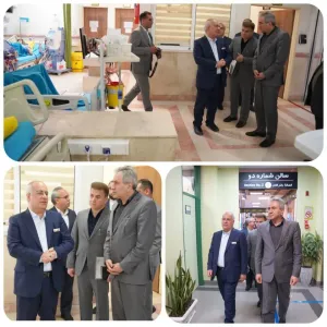 بازدید مدیر شعب بانک ملت استان از درمانگاه آل‌محمد (ص) و بررسی زمینه‌های همکاری مشترک