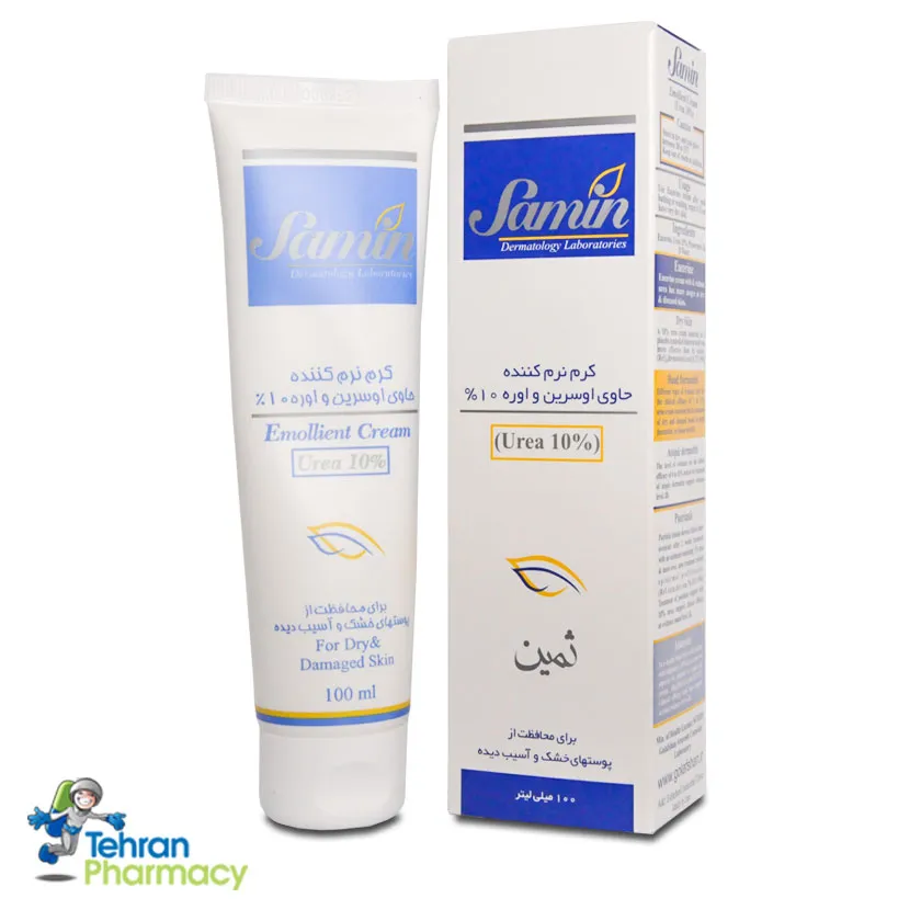 کرم نرم کننده ثمین حاوی اوسرین و اوره 10% -Emollient Cream With Urea