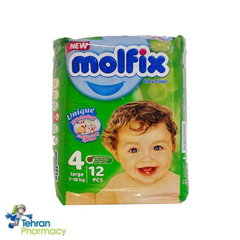 پوشک مولفیکس سایز 4 - MolFix