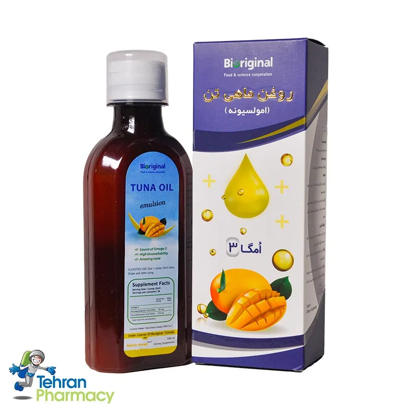 شربت روغن ماهی تن بایوریجینال، امگا 3