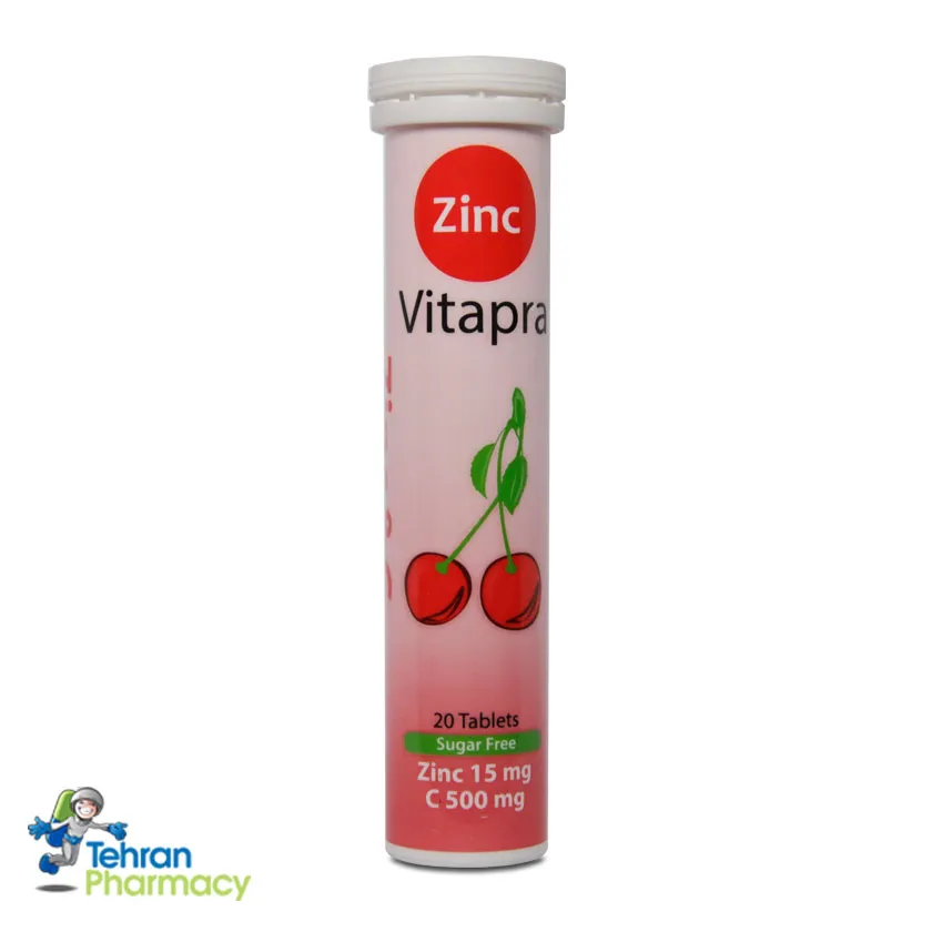 زینک و ویتامینC جوشان ویتاپرا Vitapra Zinc+C