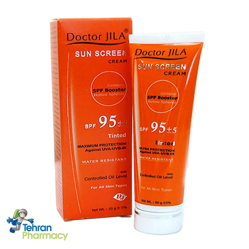 کرم ضدآفتاب رنگی دکتر ژیلا Doctor Jila - SPF95