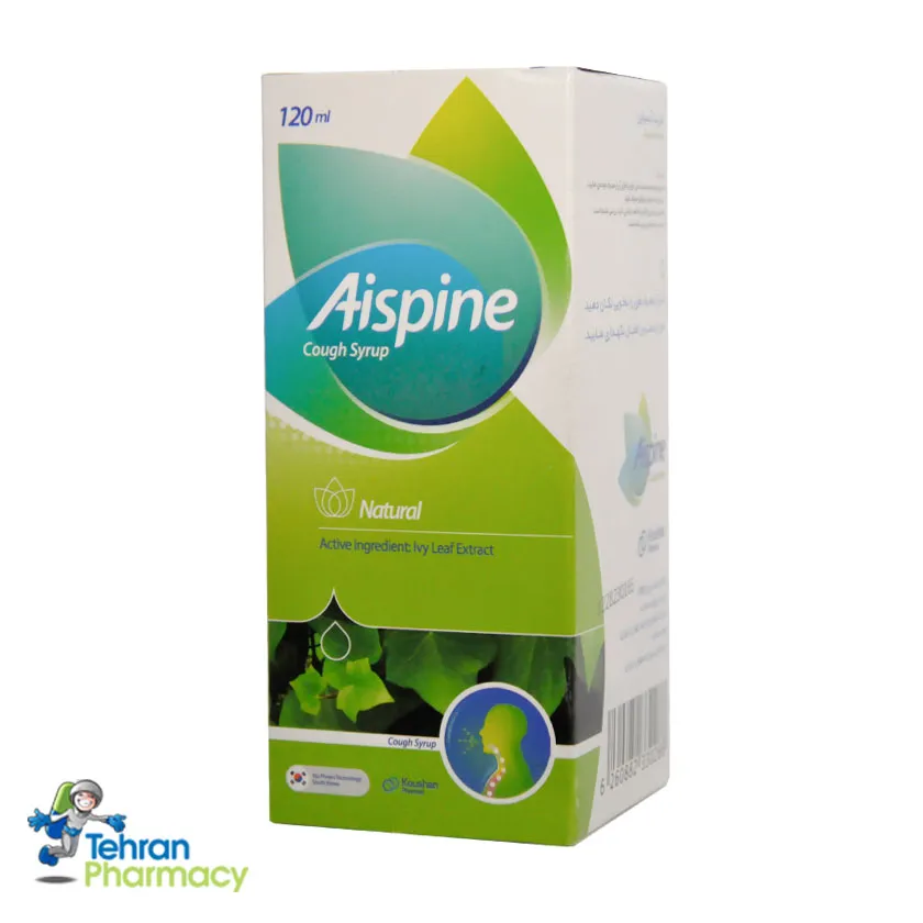 شربت ضد سرفه آیسپاین کوشان فارمد Koushan Pharmed Aispine