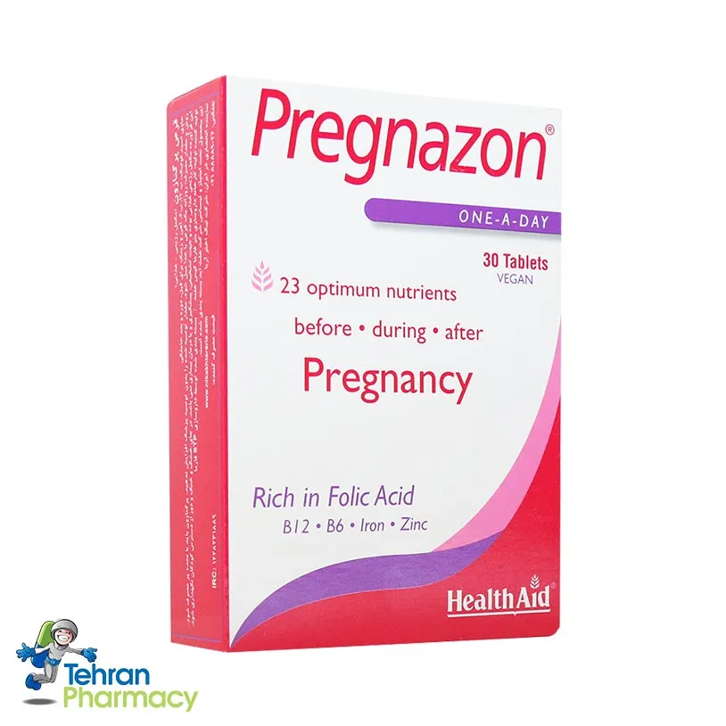 پرگنازون هلث اید- Healht Aid Pregnazon