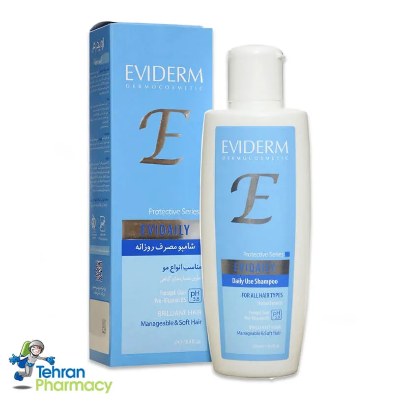 شامپو اویدرای اویدرم EVIDERM EVIDRY - PH5.8