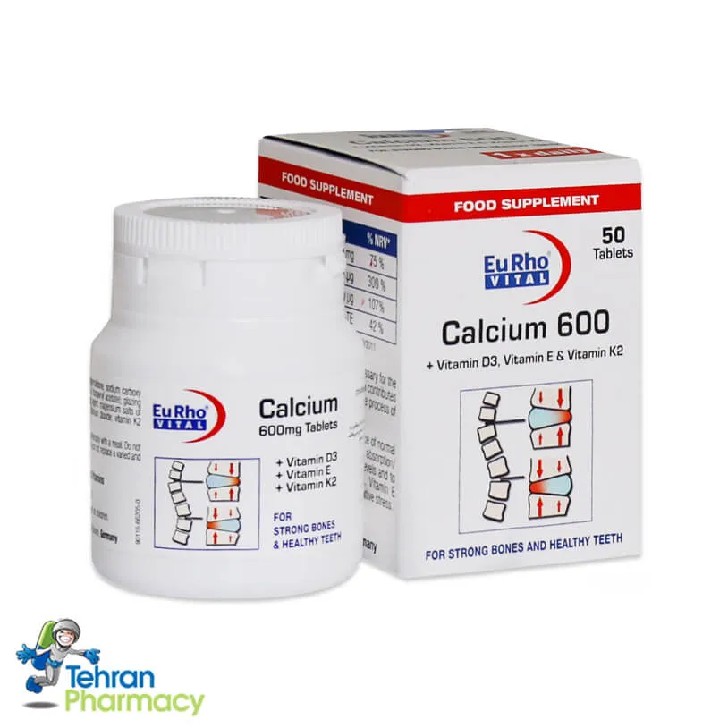 کلسیم 600یوروویتال - EuRho VITAL Calcium