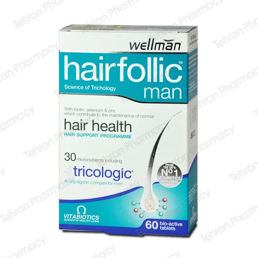 هیرفولیک من ویتابیوتیکس  Vitabiotics Hairfollic Man