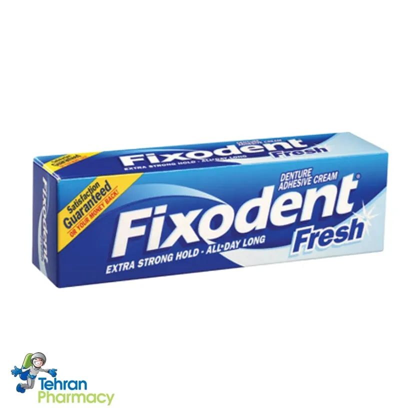 چسب دندان مصنوعی فیکسودنت طعم نعنا -  Fixodent