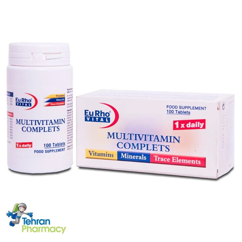 مولتی ویتامین ویتافیت یوروویتال 100 عددی -EuRho VITAL MULTIVITAMIN COMPLETS