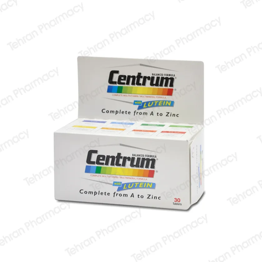 مولتی ویتامین سنتروم با لوتئین 30 عددی  Centrum Balanced Formula with Lutein