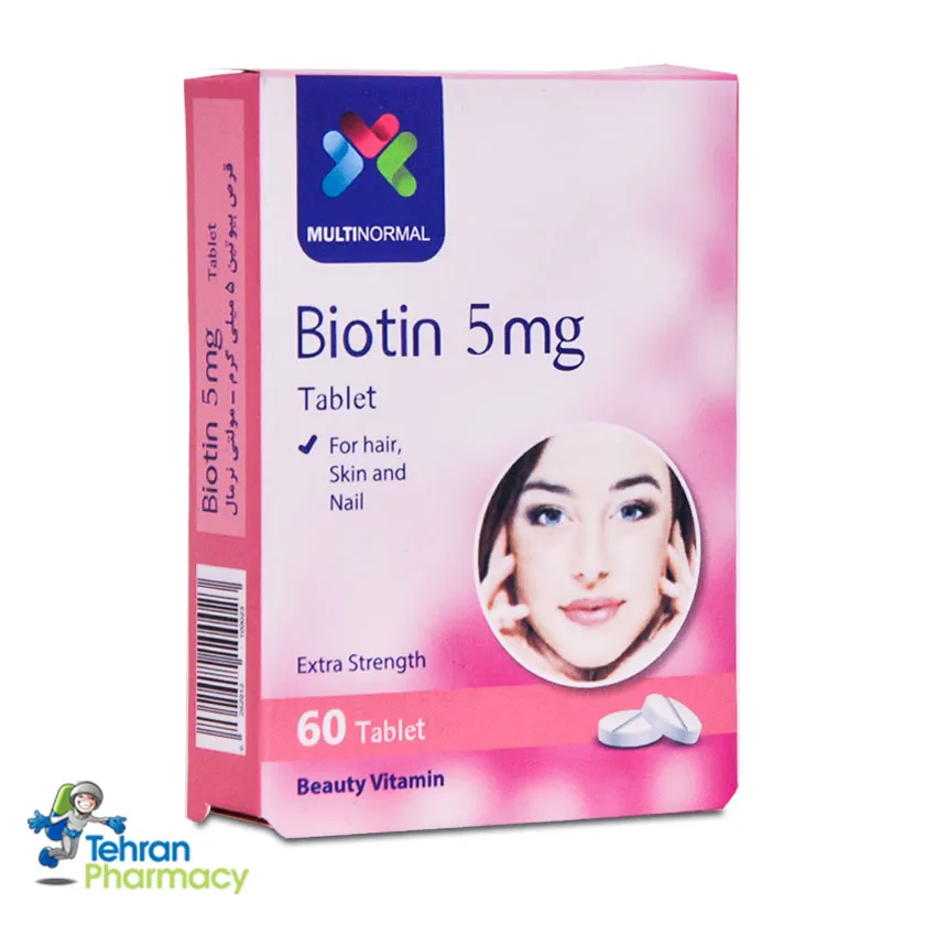 بیوتین مولتی نرمال- MULTINORMAL Biotin 5mg