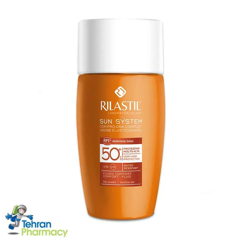 فلوئید ضد آفتاب رنگی ریلاستیل، +SPF50