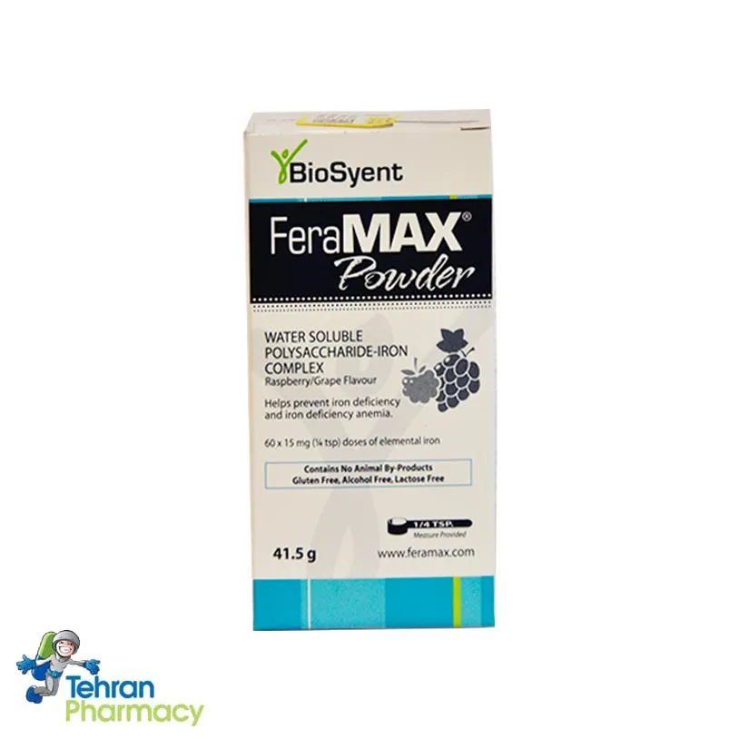 پودر آهن فرامکس بیوساینت، 41.5 گرم - BioSyent FeraMAX