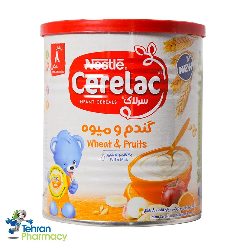 سرلاک گندم و میوه نستله به همراه شیر -Nestle CERELAC