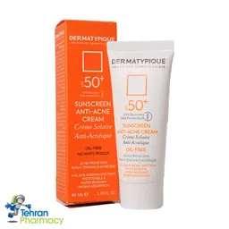 ضد آفتاب پوست چرب و جوش دار درماتیپیک، SPF50