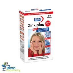 زینک پلاس 10 میلی گرم یوروویتال- EuRho VITAL Zink plus