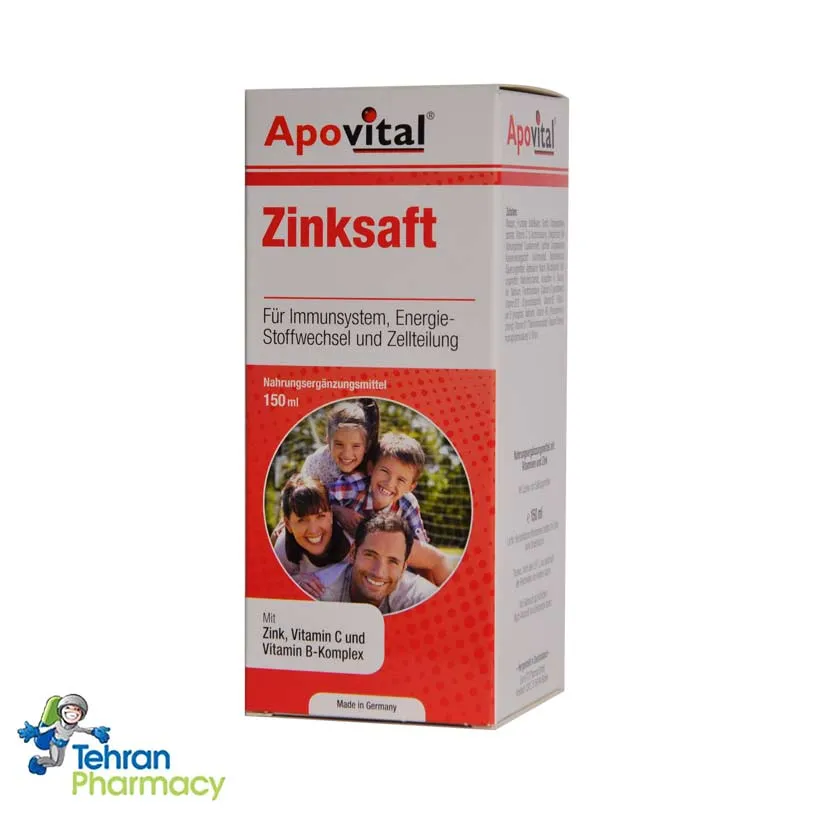 شربت زینک سافت آپوویتال Apovital Zinksaft